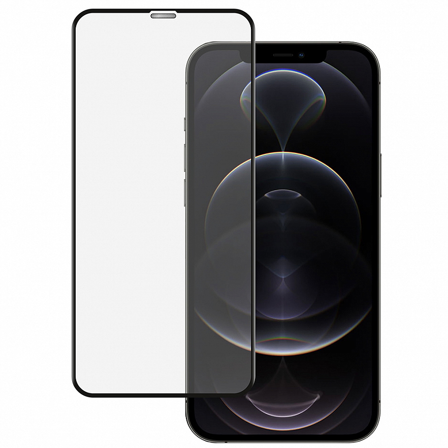 фото Защитное стекло для iphone 13 Pro/13/14/16e (6.1) Lanxiu 6D черное
