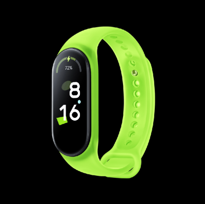 Ремешок для Mi Smart Band 7 Strap светящийся зеленый неоновый Xiaomi M2203AS1