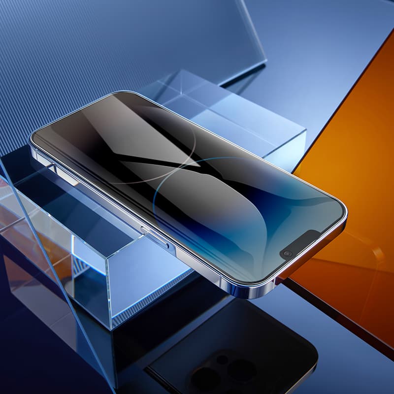 Изображение Защитное стекло для iphone 12 Pro/12 (6.1) HOCO G15 Privacy черное фото Защитное стекло для iphone 12 Pro/12 (6.1) HOCO G15 Privacy черное