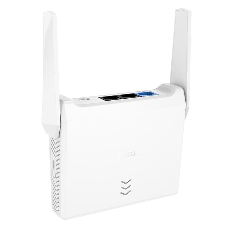 Проводной WiFi Роутер мини Hoco HI36 Wi-Fi4 2.4ГГц 300Мбит/с белый