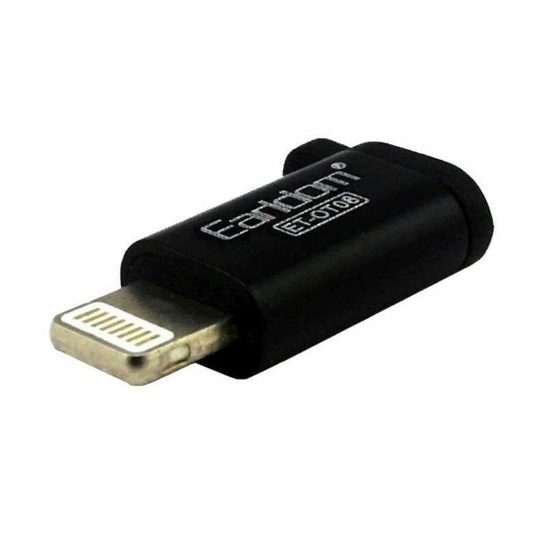 Адаптер переходник с Micro USB на Lightning  ET-OT08 черный