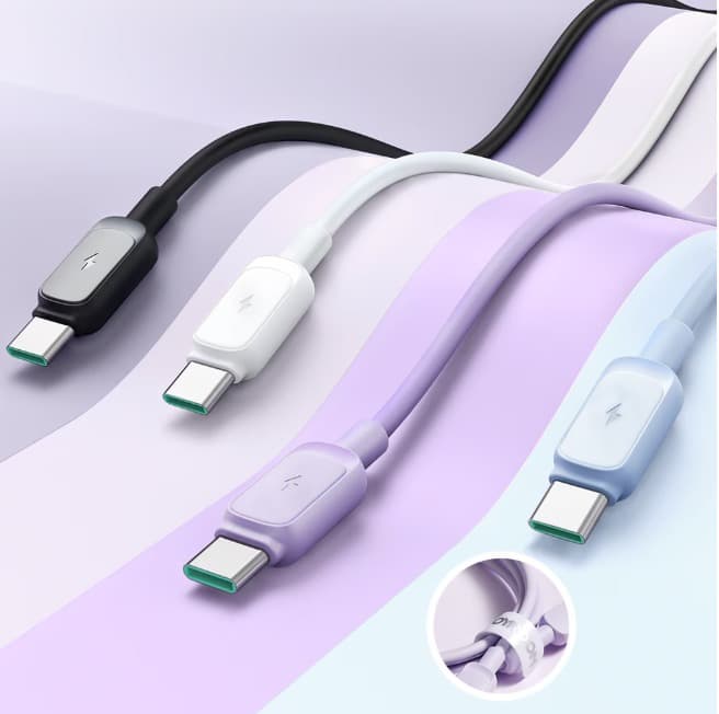 Кабель для зарядки Type-C USB Joyroom S-A14 1.2м 3A силикон белый