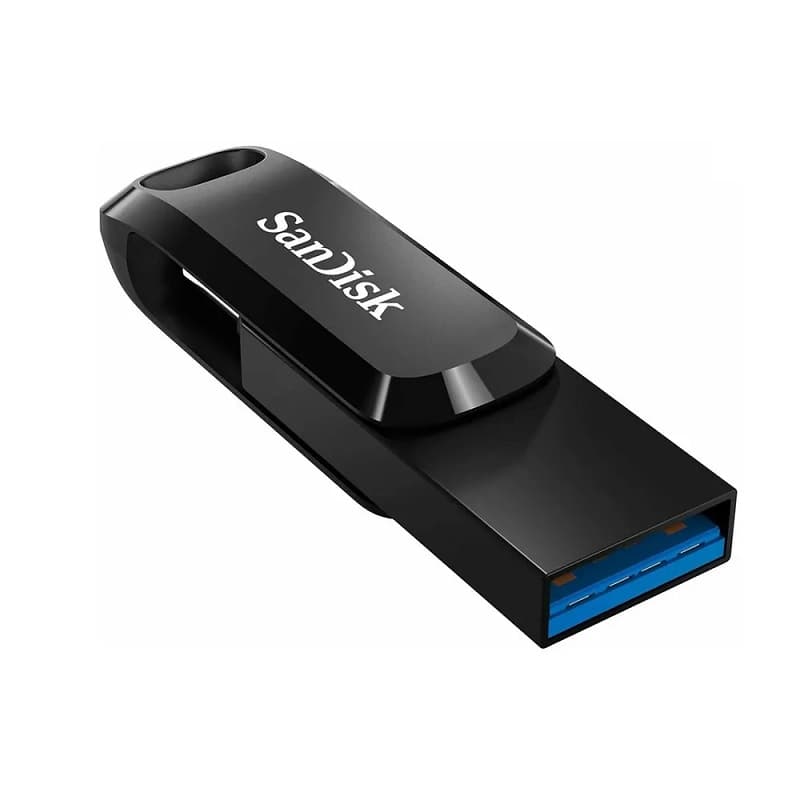 Изображение Флеш-накопитель Sandisk Ultra Dual Drive Go OTG USB 3.1 Type-C USB 3.0 черный 128Gb Изображение Флеш-накопитель Sandisk Ultra Dual Drive Go OTG USB 3.1 Type-C USB 3.0 черный 128Gb