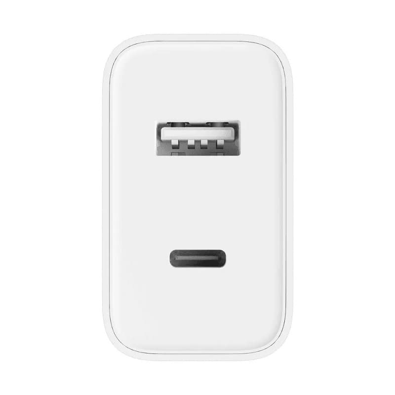 фото Сетевое зарядное устройство Адаптер Блок питания XIAOMI Mi 33W Wall Charger Type-A+Type-C белое AD332EU RU