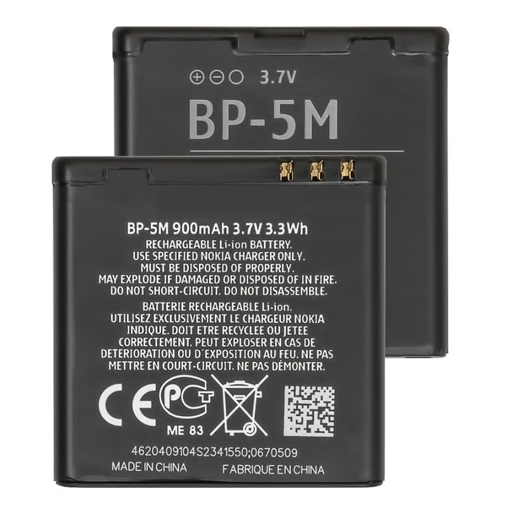 фото Аккумулятор для телефона Nokia BP-5M 8600 Luna/7390/6500s/6110n/5700/5610xm VIXION 900mAh