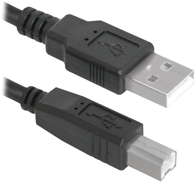 Кабель для принтера AM - BM DEFENDER USB04-06 USB 2.0 1,8м черный