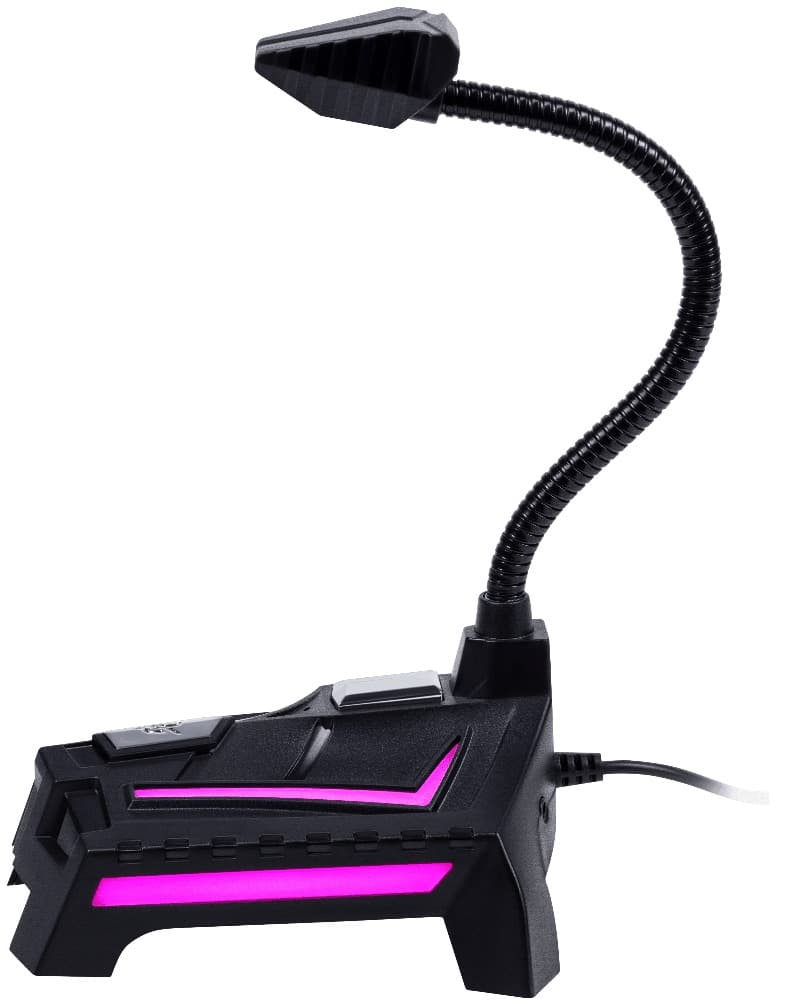 Микрофон компьютерный настольный Игровой стрим DEFENDER  GMC 150 USB, LED, кабель 1,5 м 