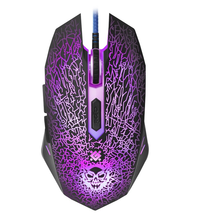 Мышь проводная игровая DEFENDER Shock GM-110L 6 кнопок, 800-3200dpi Мышь проводная игровая DEFENDER Shock GM-110L 6 кнопок, 800-3200dpi