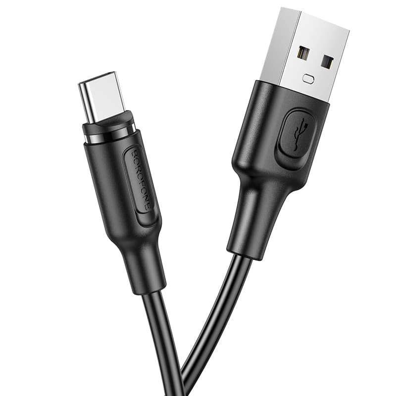 Кабель для зарядки Type-C USB Borofone BX41 3A 1м магнитный черный