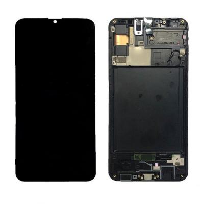 Дисплей для Samsung A03s/A037 "как новый" + тачскрин черный с рамкой