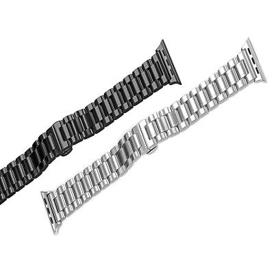 Ремешок для Apple Watch 38/40/41mm HOCO WA32 Grand series five-bead стальной черный