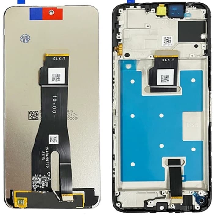 Дисплей для Huawei Honor X7b (G) + тачскрин черный с рамкой o