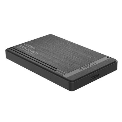 Внешний корпус бокс для жесткого диска SATA HDD 2.5d to USB 3.0 Onten OTN-UHD1 кабель 2в1 черный