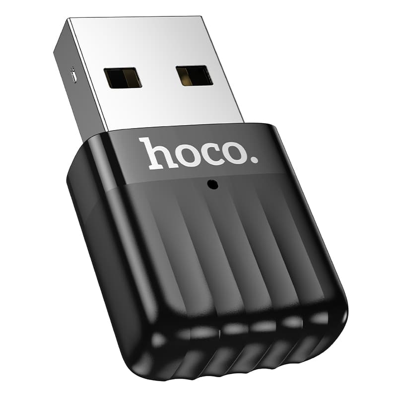 USB адаптер Wi-Fi5 HOCO HI33 двухдиапазонный черный (USB2.0 2.4ГГц до 650Мбит/с)