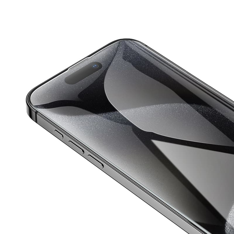 фото Защитное стекло для iphone 16 Pro Max 6.9 HOCO A34 9D защита динамика черное