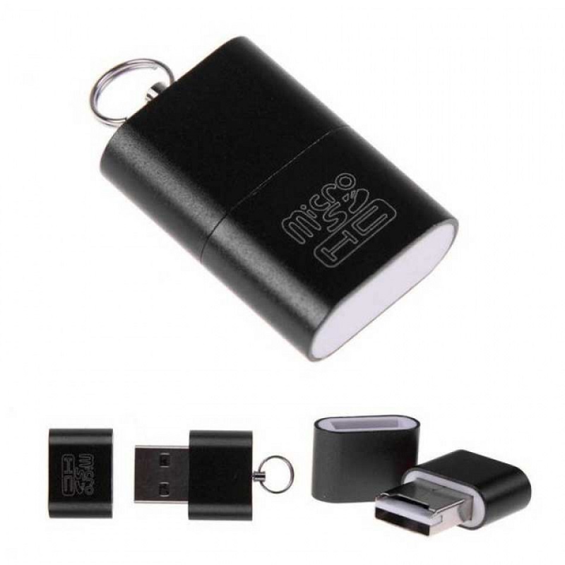 Картридер Ealdom ET-OT12 MicroSD черный Картридер Ealdom ET-OT12 MicroSD черный