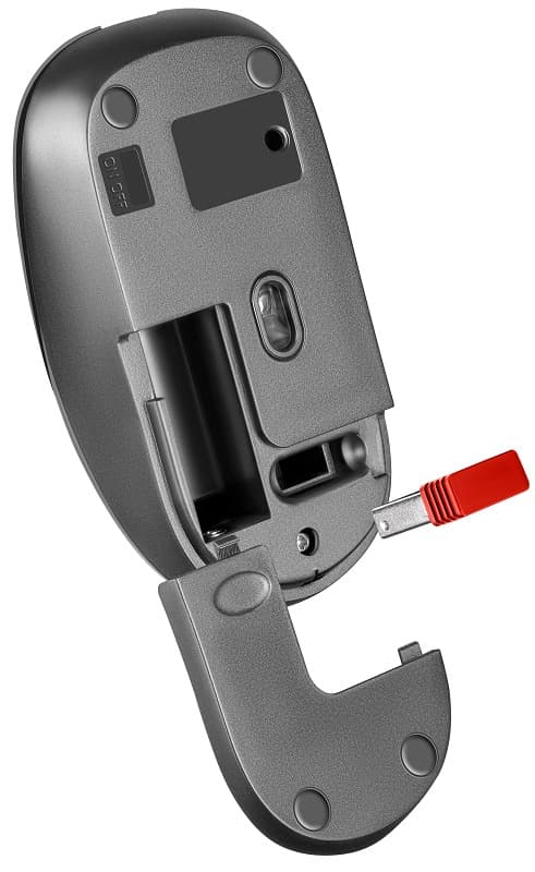 Мышь беспроводная DEFENDER Wave MM-995 серая,4D, 800-1600 dpi бесшумная