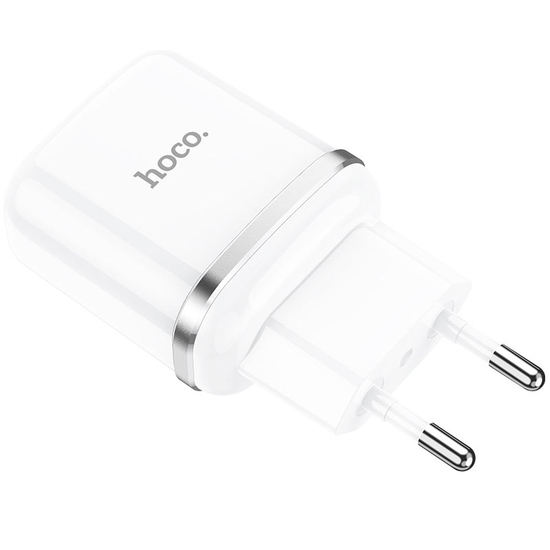 фото Сетевое зарядное устройство Адаптер Блок питания HOCO N3 USB QC3.0 18W белое