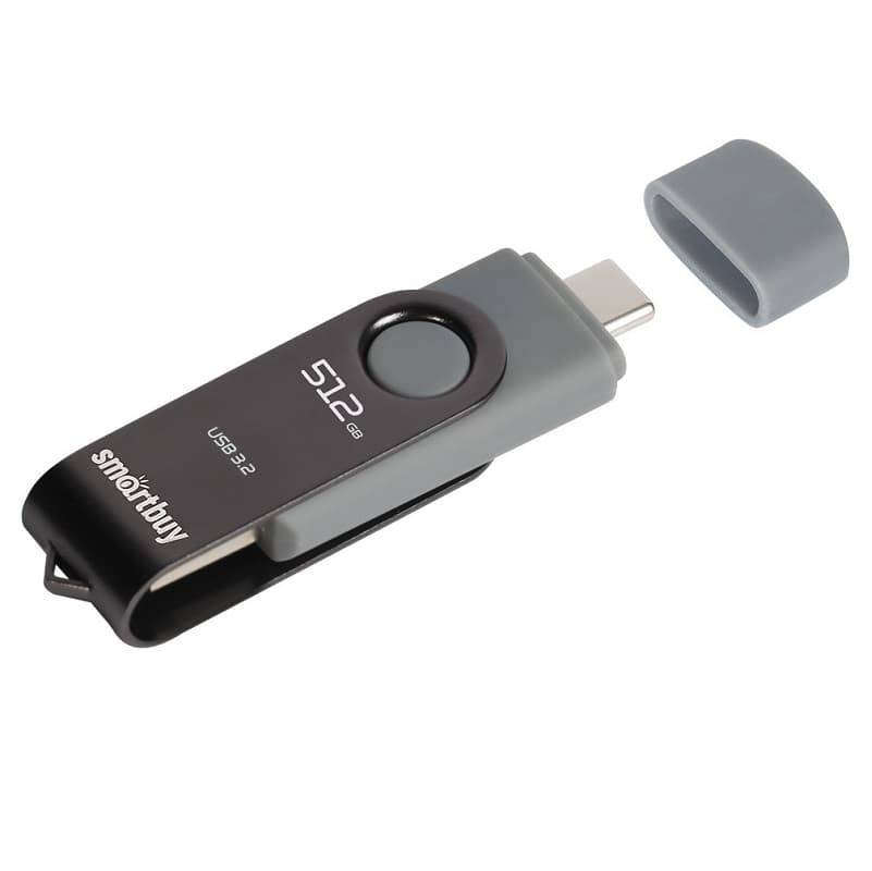 Изображение Флеш-накопитель Smartbuy Twist USB 3.0/3.1 черный 512Gb