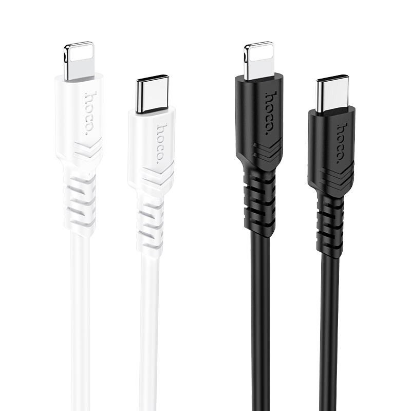 Кабель для зарядки iP Lightning to Type-C HOCO X62 PD 20W 1м 3A белый