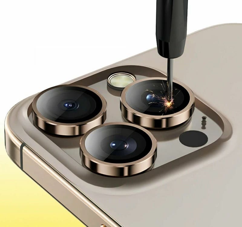 фото Защитное стекло на камеру для iphone 17 6.3 Remax GL-27 3D черный