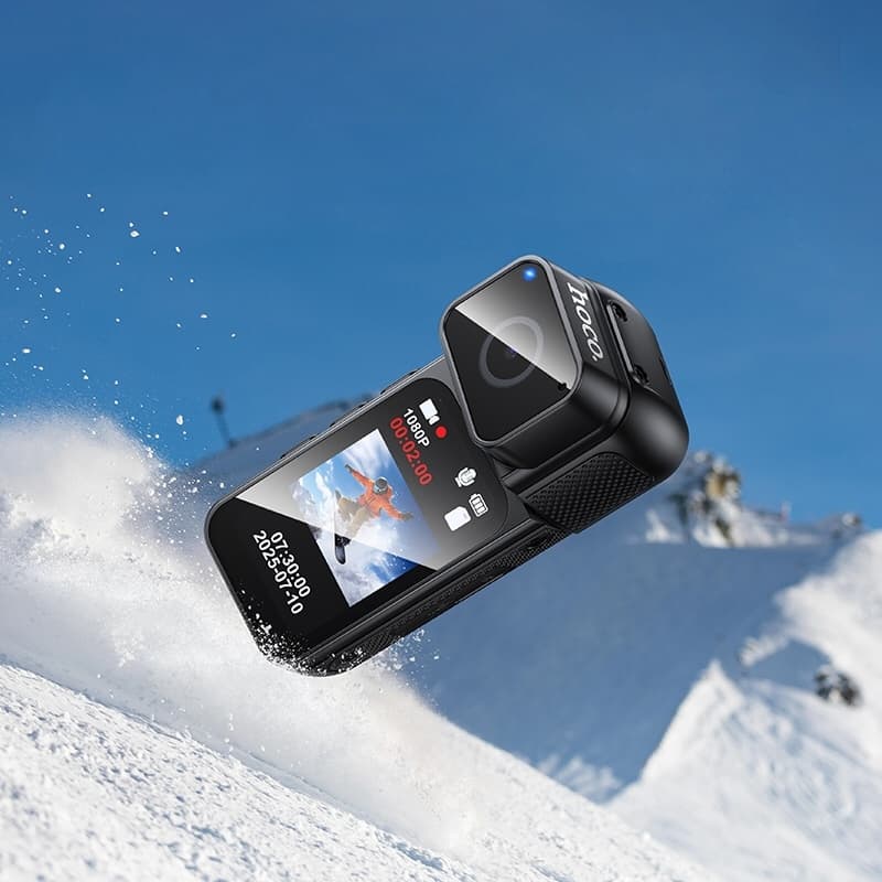 Экшн камера магнитная HOCO DV105 HD 1080P 2.7K Sport Camera черная