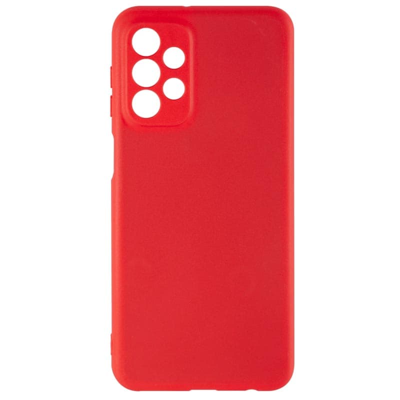 фото Чехол накладка для Xiaomi Poco X5 Pro Red Line iBox Case с защитой камеры и подложкой силикон красный