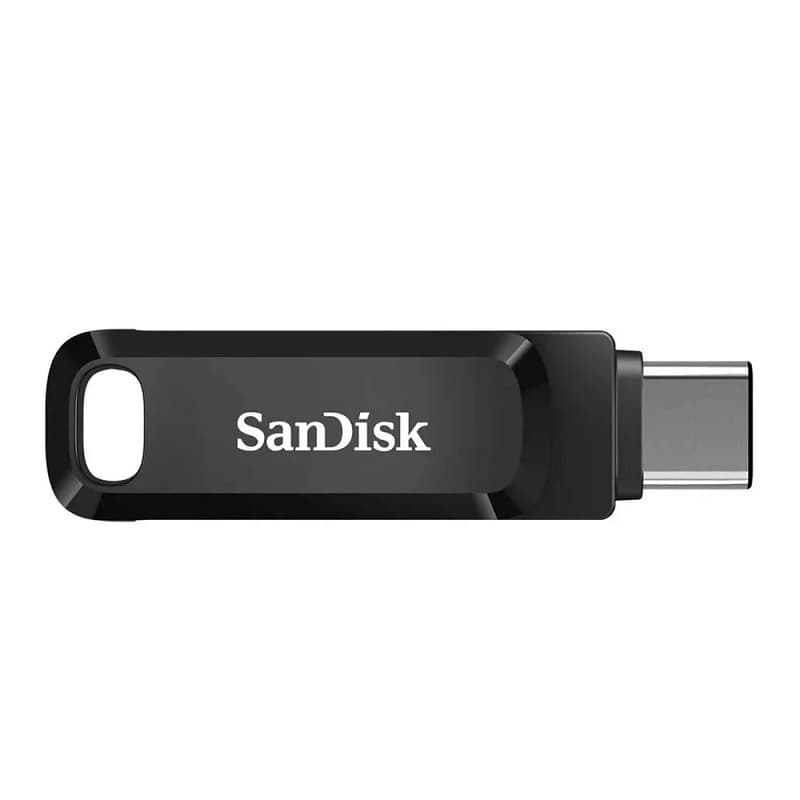 Изображение Флеш-накопитель Sandisk Ultra Dual Drive Go OTG USB 3.1 Type-C USB 3.0 черный 128Gb Изображение Флеш-накопитель Sandisk Ultra Dual Drive Go OTG USB 3.1 Type-C USB 3.0 черный 128Gb