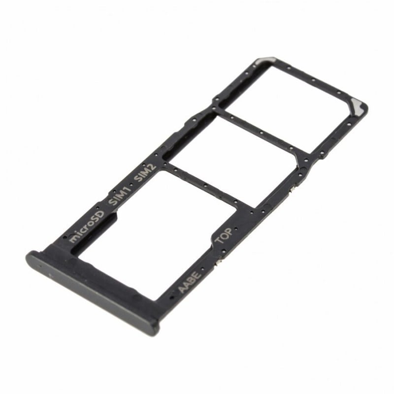 Держатель сим для Samsung A02/A022 черный