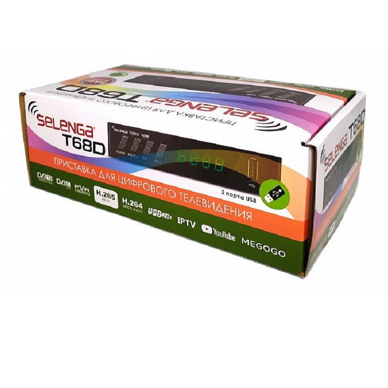 Цифровая приставка Selenga T68D DVB-T2,DVB-C,Wi-Fi