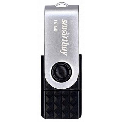 Флеш-накопитель Smartbuy TRIO 3в1 (USB TypeA+USB TypeC+MicroUSB) черная 16Gb 3.0