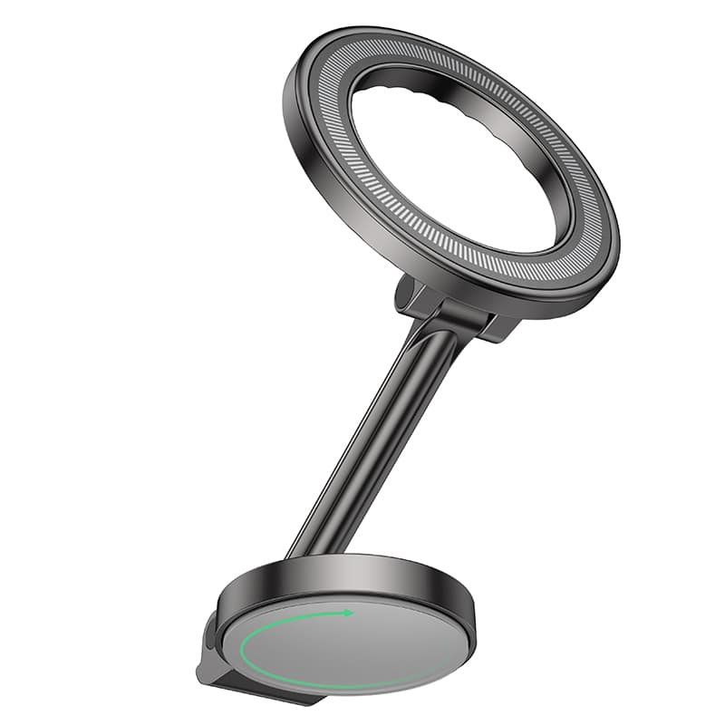 Изображение Автомобильный держатель для телефона HOCO H51 магнитный на панель металл серый сайта akstel.ru фото Автомобильный держатель для телефона HOCO H51 магнитный на панель металл серый