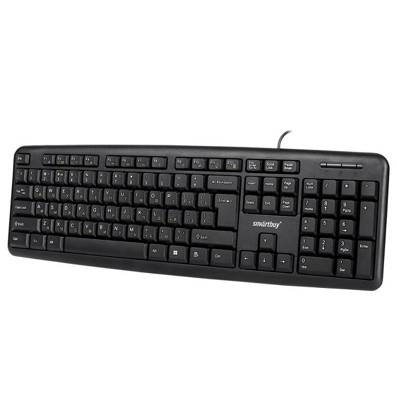 Клавиатура проводная Smartbuy ONE 210 USB мультимедийная черная SBK-210U-K Клавиатура проводная Smartbuy ONE 210 USB мультимедийная черная SBK-210U-K