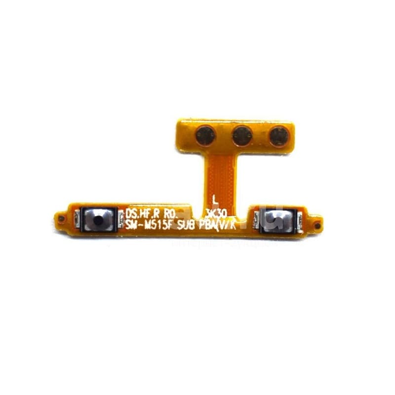 Шлейф для Samsung A12/A125 +кнопка включения+сканер отпечатка