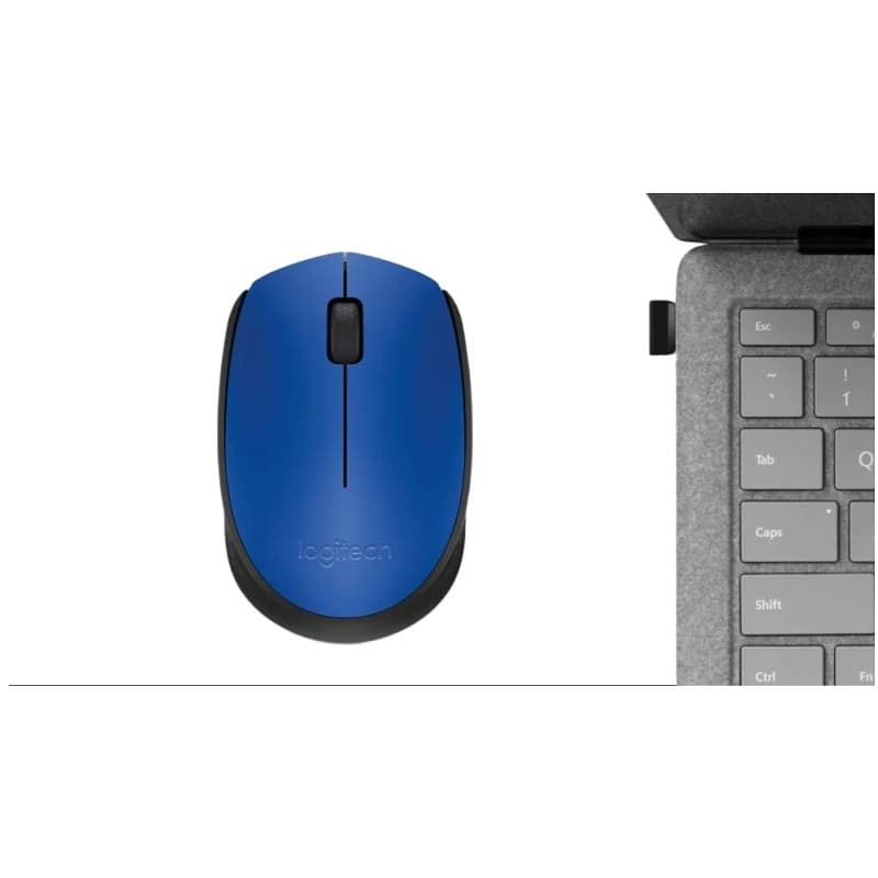 Мышь беспроводная Logitech M171 1000dpi синяя