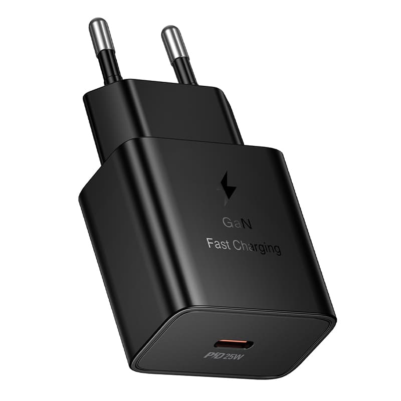 фото Сетевое зарядное устройство Адаптер Блок питания HOCO N76 GaN PD 25W Type-C USB-C черное