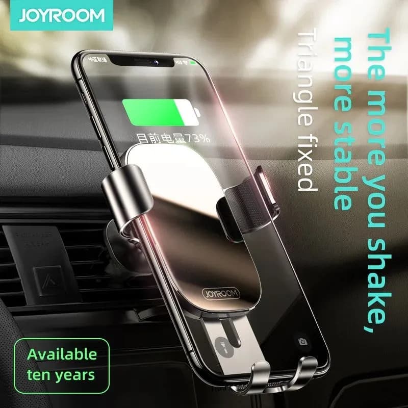 фото Автомобильный держатель для телефона Joyroom JR-ZS198 в решетку вентиляции черный