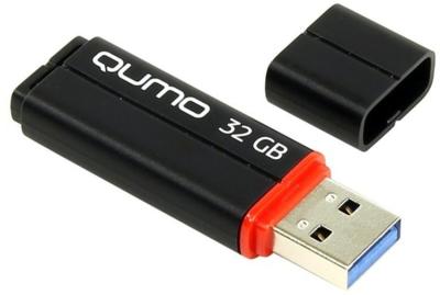 Флеш-накопитель QUMO Speedster USB 3.0 черный 64Gb