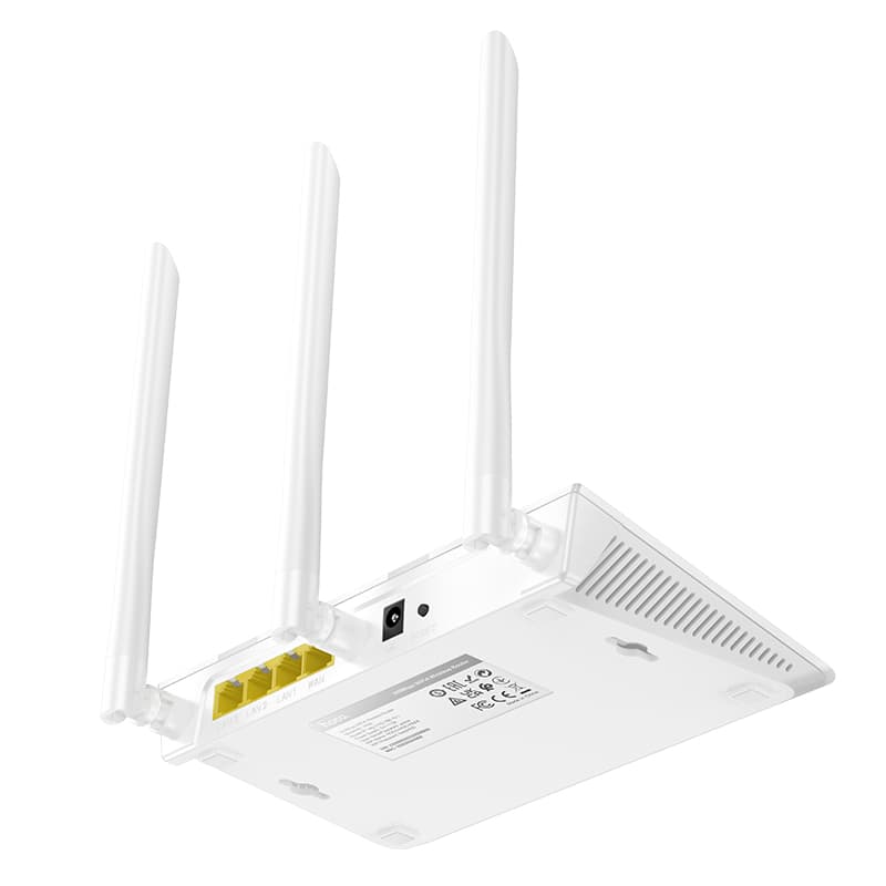Маршрутизатор Роутер Hoco HI30 Wi-Fi4 2.4G 300Мбит/с белый