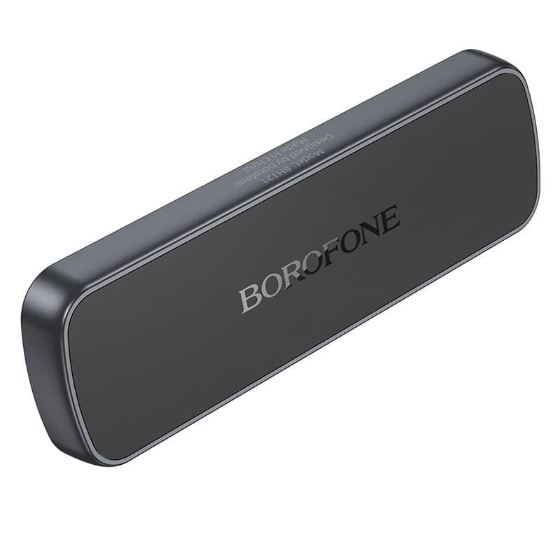 фото Автомобильный держатель для телефона Borofone BH121 магнитный на панель черно-серый