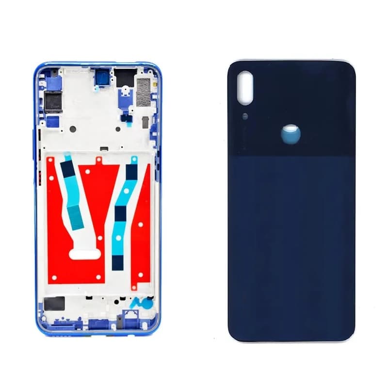 Рамка дисплея для Huawei P Smart Z/9X синяя +задняя крышка Рамка дисплея для Huawei P Smart Z/9X синяя +задняя крышка