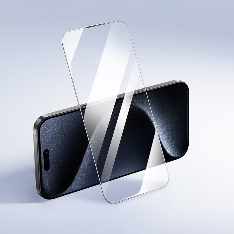 фото Защитное стекло для iphone 16 Pro Max 6.9 HOCO A34 9D защита динамика черное