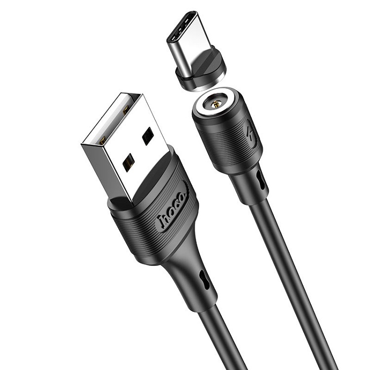 Кабель для зарядки Type-C USB HOCO X52 3A 1м магнитный черный