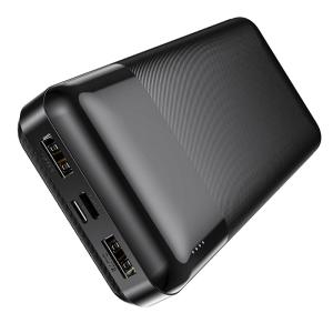 Внешний аккумулятор повербанк Power bank HOCO J72A 20000mAh 2USB/USB-C/Micro USB черный