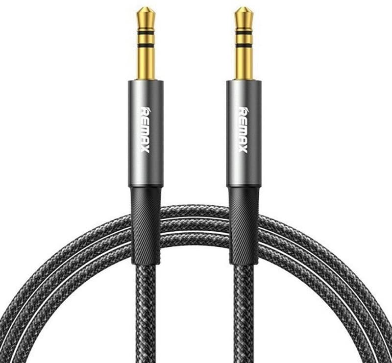 Кабель Aux Remax CB08 1.2м черный