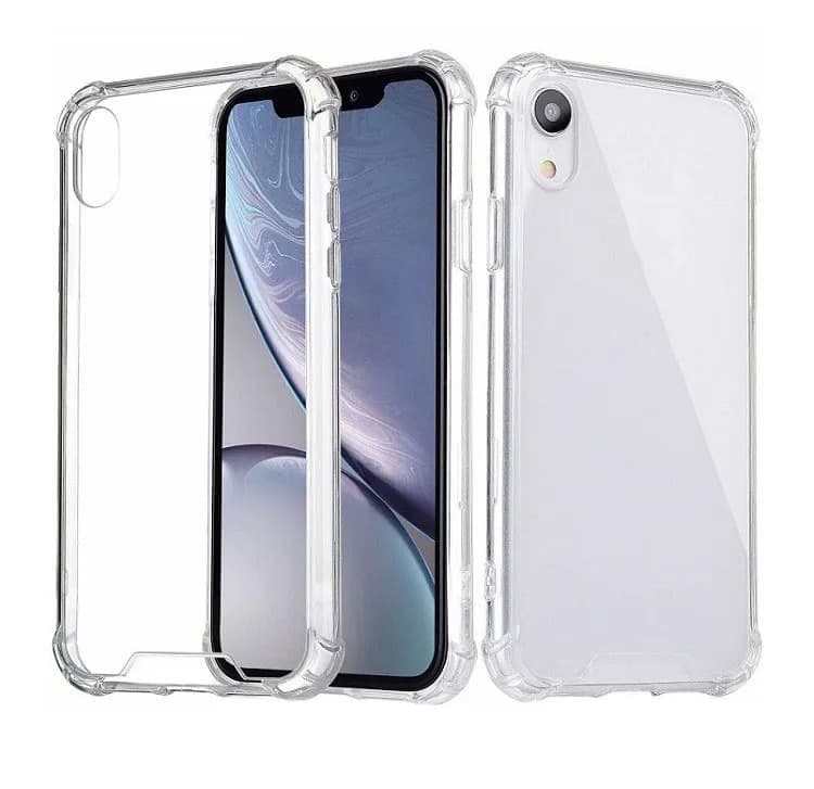 фото Чехол накладка для iphone 16 Plus (6.7) с защищенными углами прозрачная