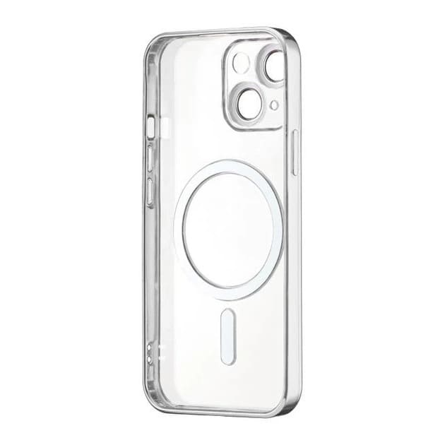 фото Чехол накладка для Samsung S25 Ultra S силикон+пластик с магнитом прозрачная