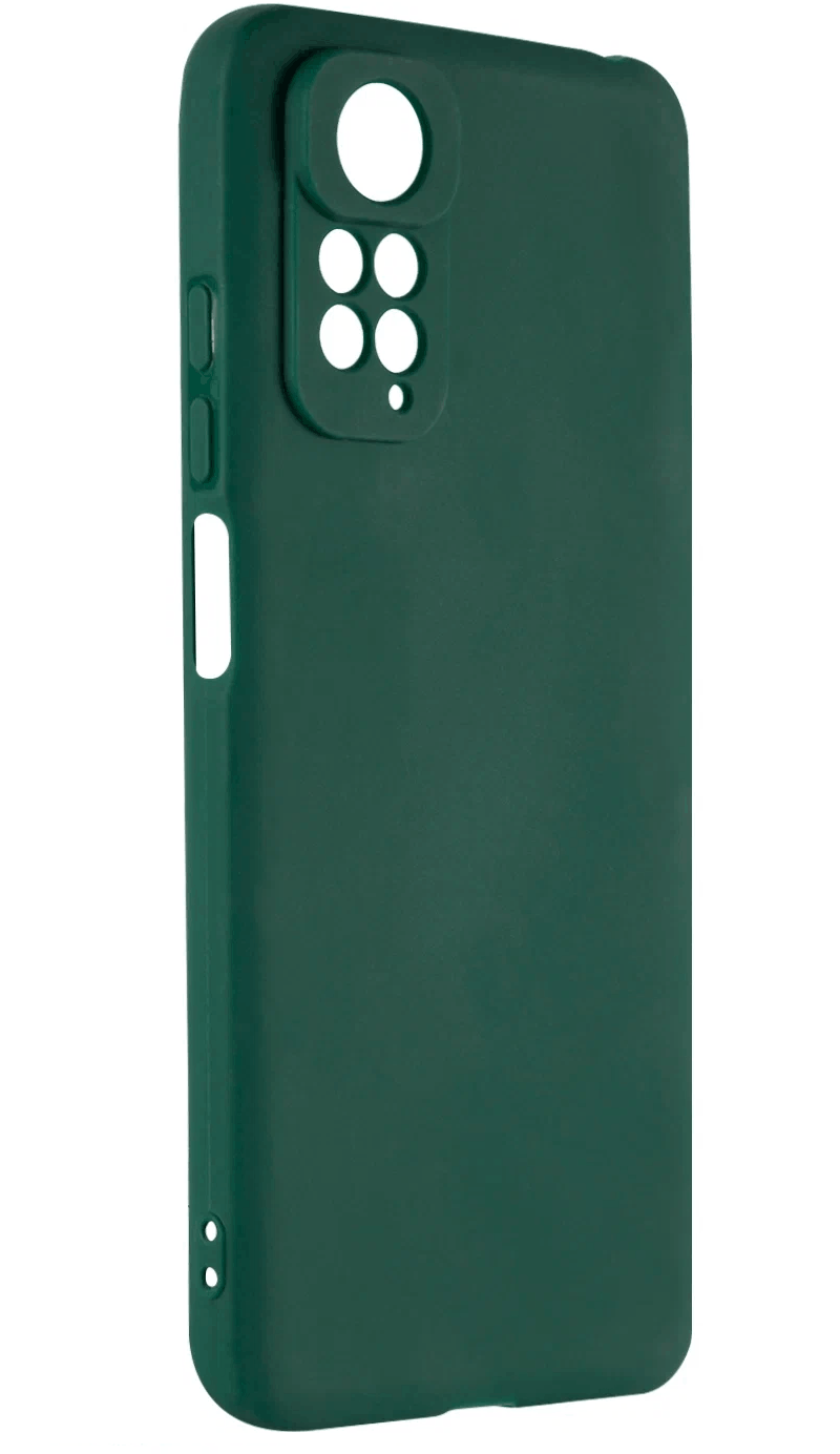 фото Чехол накладка для Xiaomi Poco C40 Red Line Case с защитой камеры и подложкой силикон зеленая