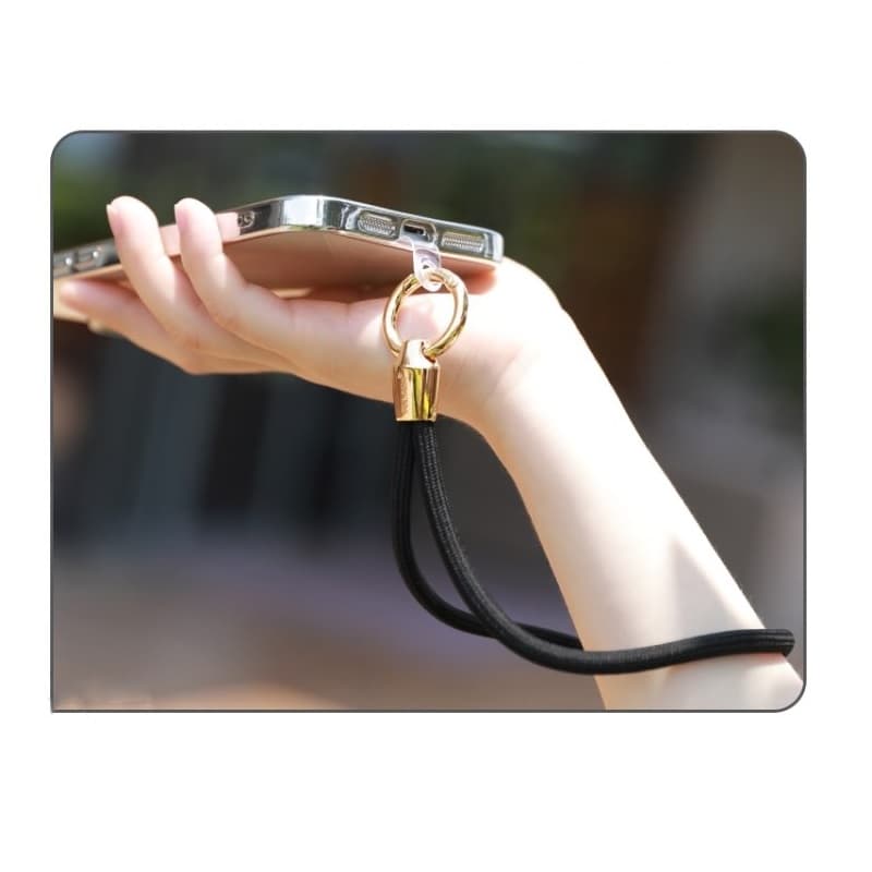 фото Шнурок держатель для телефона на запястье Sulada 20см розовый No3