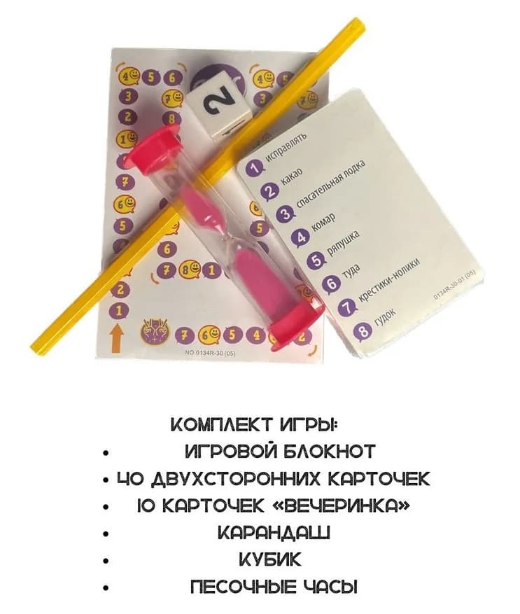 Настольная игра Party Alias алиас элиас Скажи иначе Вечеринка, 50 карточек 